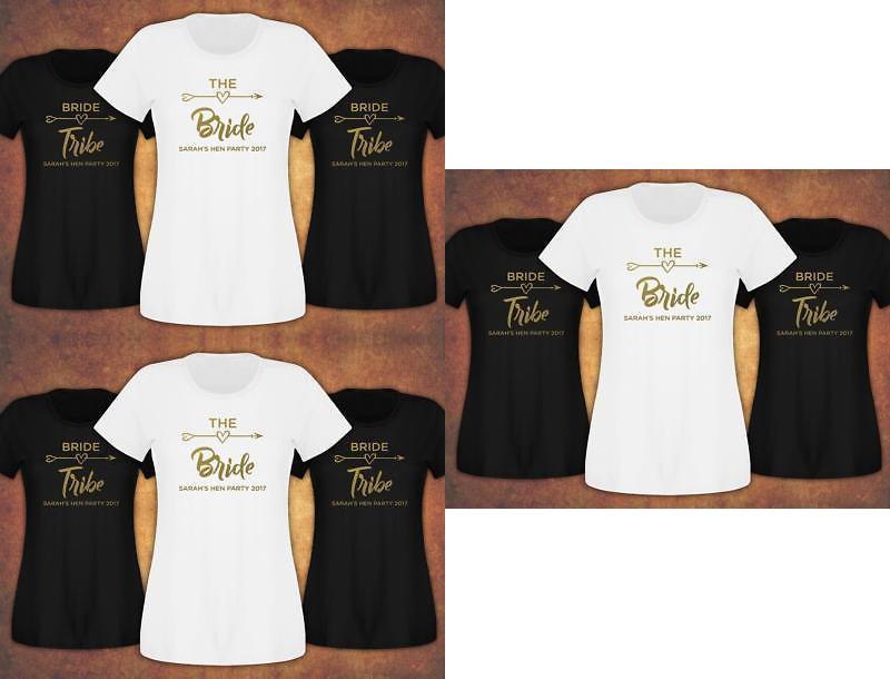 Bride Tribe Letterprint Korte Mouw T-shirt Voor Dames Ademend Mode Casual Kleding