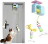 Electric Automatic Smart Interactive Cat Teasing Stick Toy Funny Hanging Door Flying Bird Design Pet Stress Relief for Cats