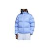 Sportswear Club Solid Logo Stand Collar Long Sleeve Cotton Jacket Men Tops Blue FB7368-450