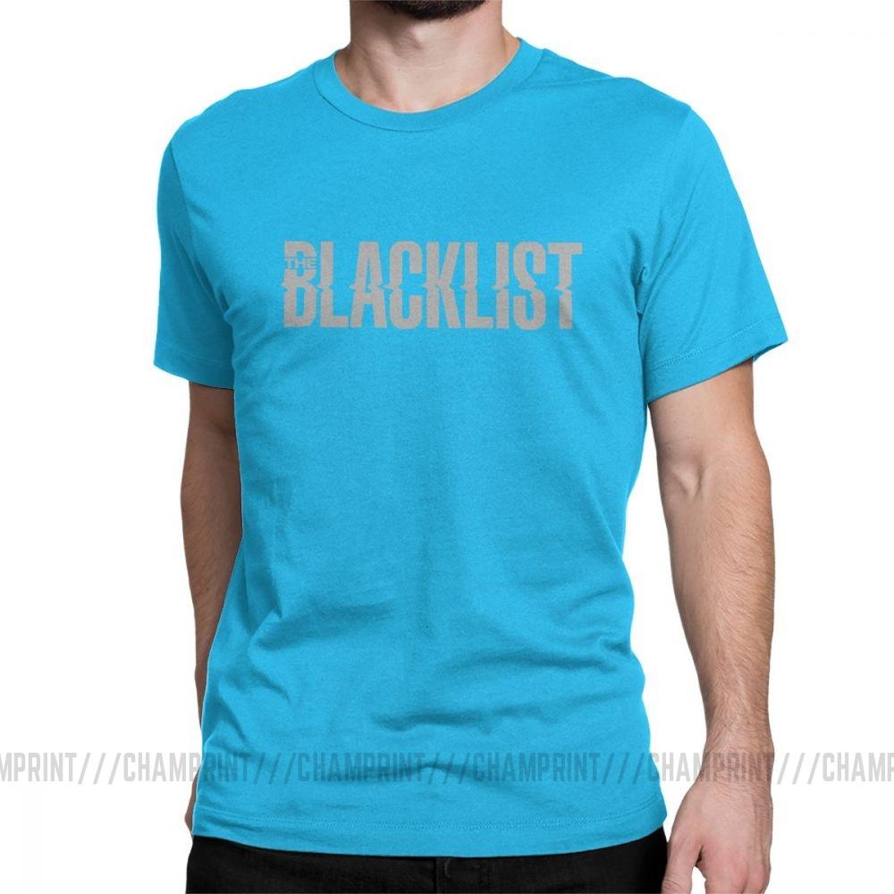 Men Good Tv Series The Blacklist T Shirt Reddington Raymond Red Hat Fandom Crime Cotton Short Sleeve Tees 4XL 5XL 6XL T-Shirts