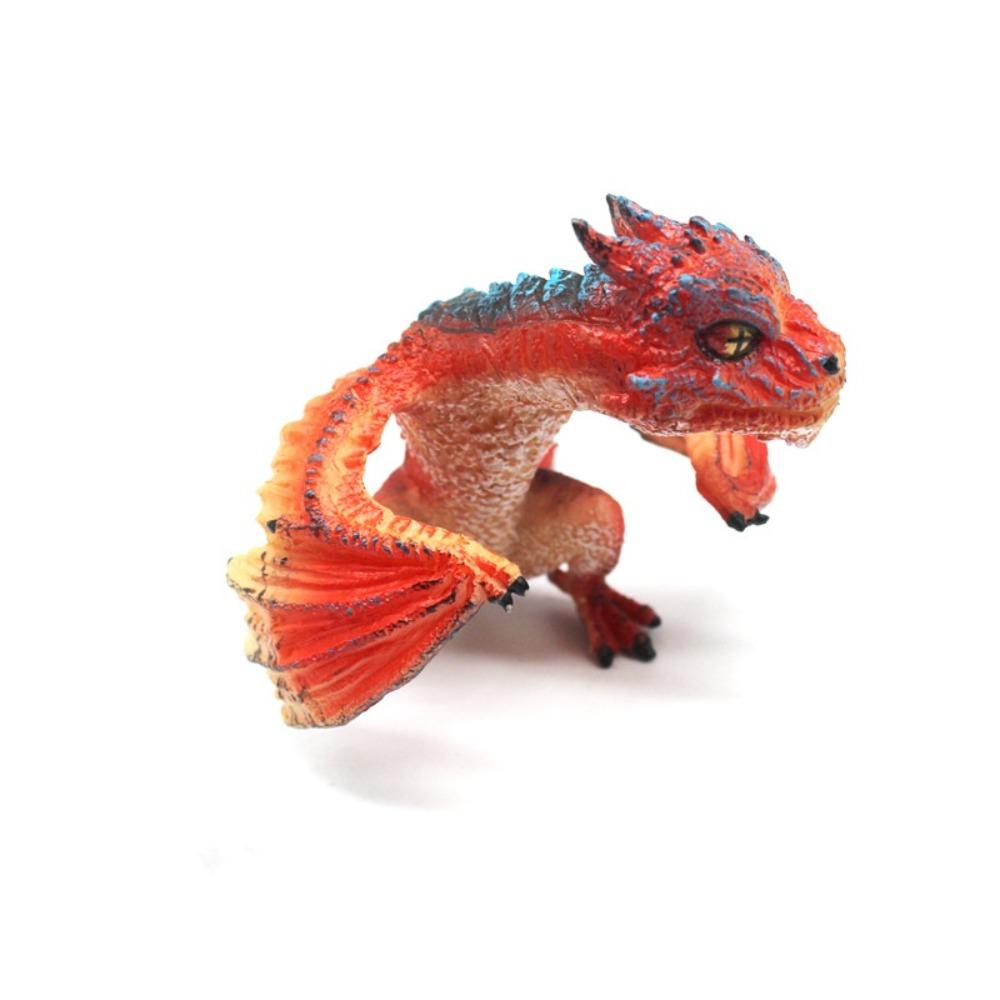 Ice Flying Dragon Simulation Warcraft Western Beast Dragon Animal Model Children Gift