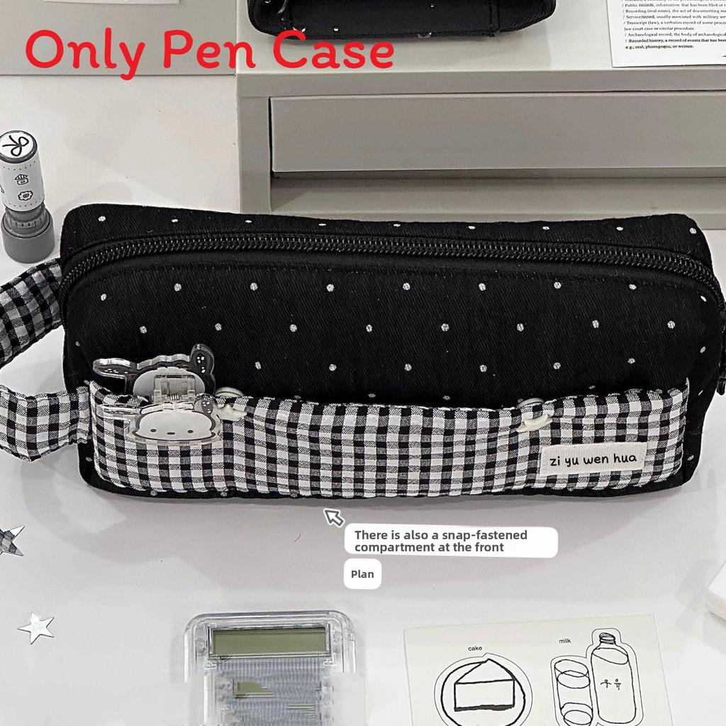Fabric Pencil Case Large Capacity For Students With Stylish Design For School Supplies