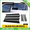 8x Glossy Black Car Door Window Pillar Post Cover Trim For Honda Civic 12-15 US