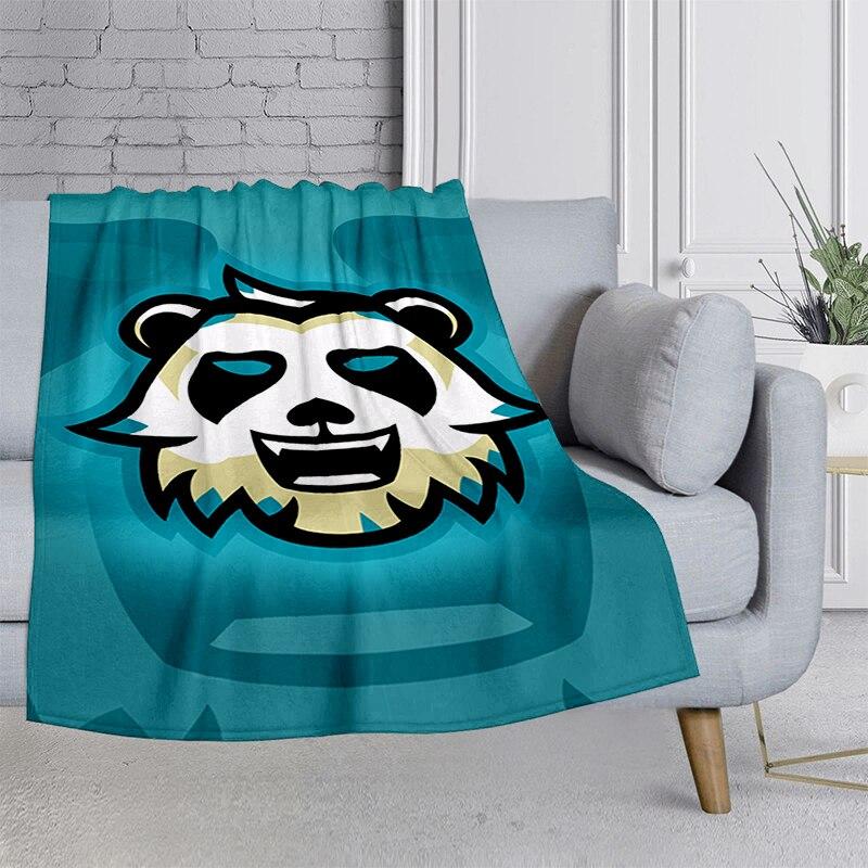 Beste Coole Fantasie Panda Gedruckt Moderne Decke Flanell Weiche Plüsch Sofa Bett Werfen Cartoon Decken für Betten Geschenke Dropshipping