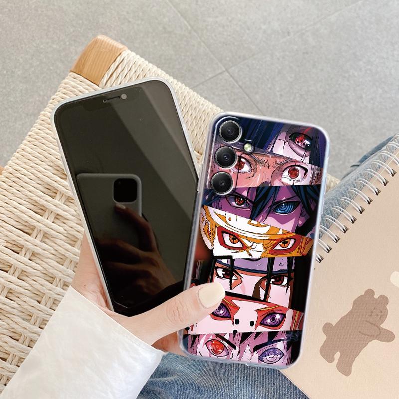 Fashion Anime Soft Clear Silicone Case For Xiaomi Redmi Note 13 14T 15 Samsung A55 A35 M35 S24 iPhone Huawei Honor Camera Protective Shockproof Cover