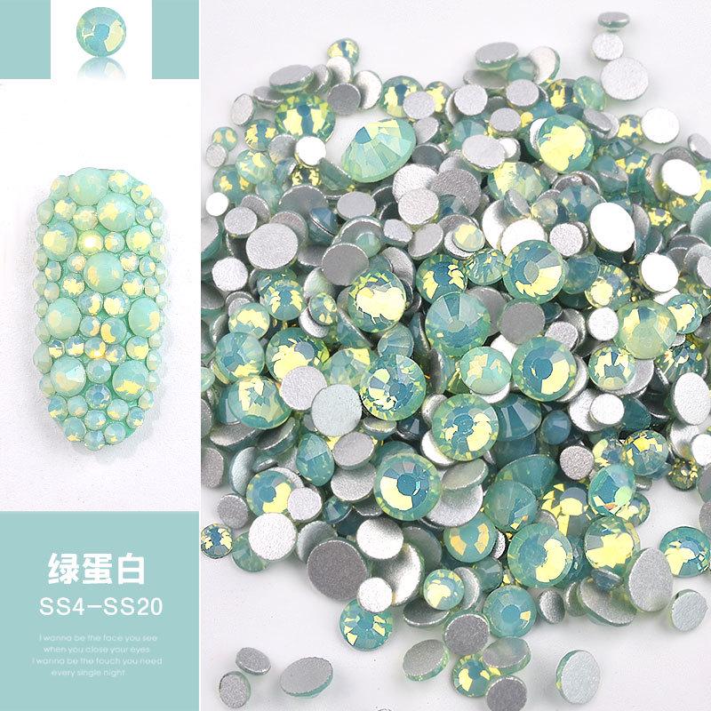 Nail Art Jewelry Flat Bottom Drill Nail Drill Guomao A Diamond Snow Protein, Glass Crystal Diamond Color Diamond Small Diamond Zircon Accessories