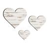3 Pezzi Decorazione Murale a Forma di Cuore in Legno Cartello Murale Vintage a Forma di Cuore Targhetta Appesa Rustica per Amore Cucina Camera da Letto Bagno Soggiorno Decorazione Rustica