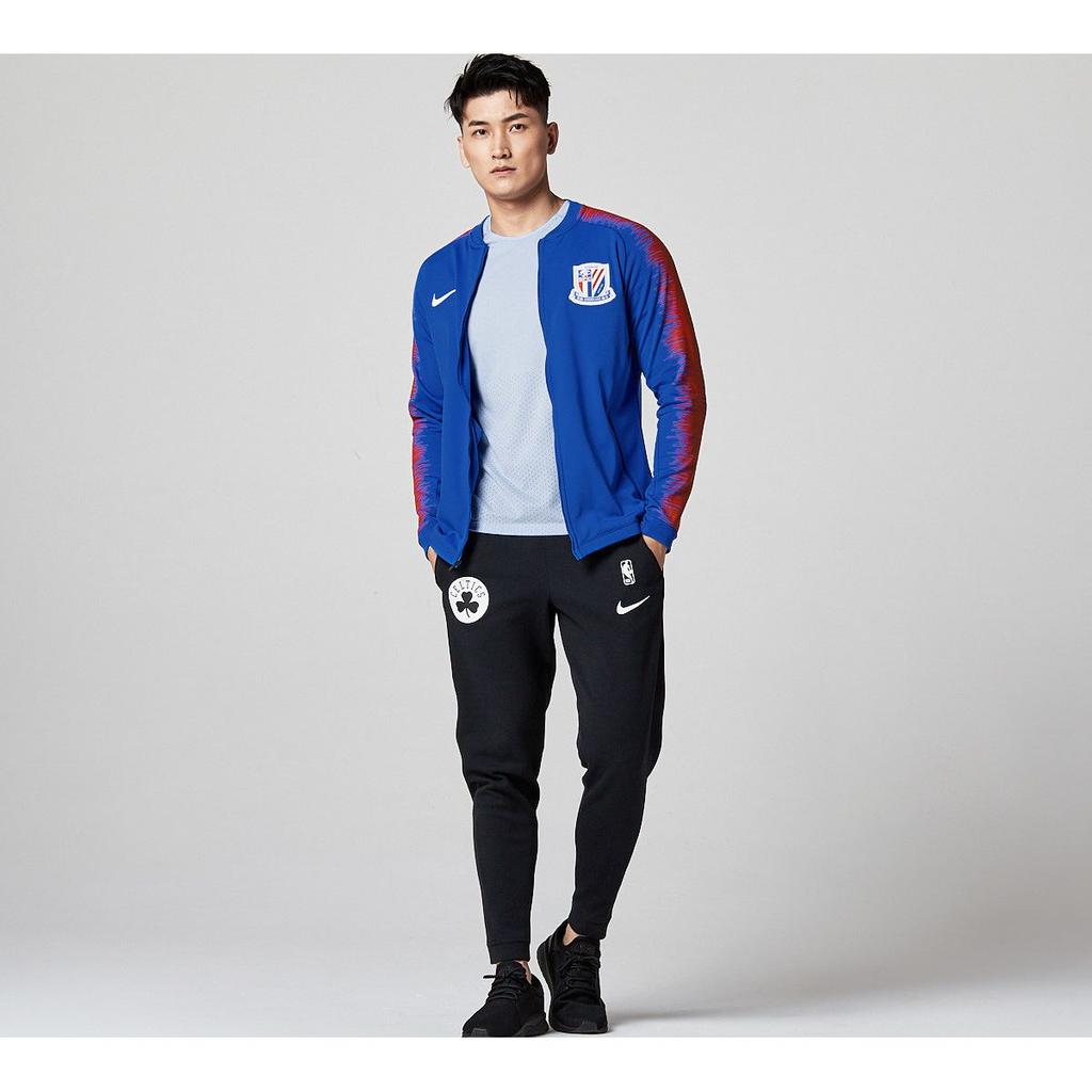 Nike Veste d'entraînement de football Shanghai Shenhua Homme Vêtement d'extérieur Bleu Royal AR4506-480