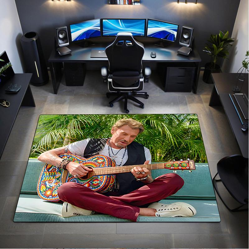 1Pc Johnny Print Rug - Home Decoration Carpet For Living Room Bedroom Flooring Computer Chair Area Rug