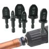 Lot de 6 extenseurs de tubes impériaux à tige hexagonale pour climatiseur, ensemble d'outils rotatifs de sertissage HMM