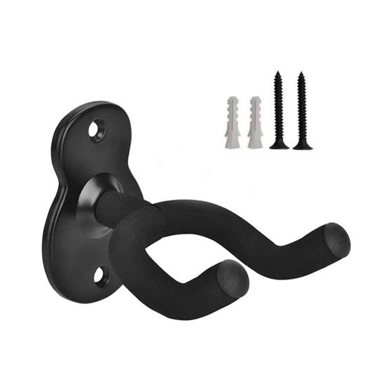 Guitar Wall Mount Hanger Heavy Duty Metal Guitar Holder Bass Ukulele Acoustic Classical Electric Guitar Stand Hook Guitar Accessories