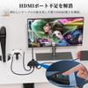 HDMI 3 Ausgang AV zum Hinzufügen von HDMI-Anschlüssen zur Lösung von HDMI-Anschluss 3D-Audio Kompatibel mit Fire TV 2.0 Switcher, Eingänge/1 Splitter, 4K@60Hz Selektor,