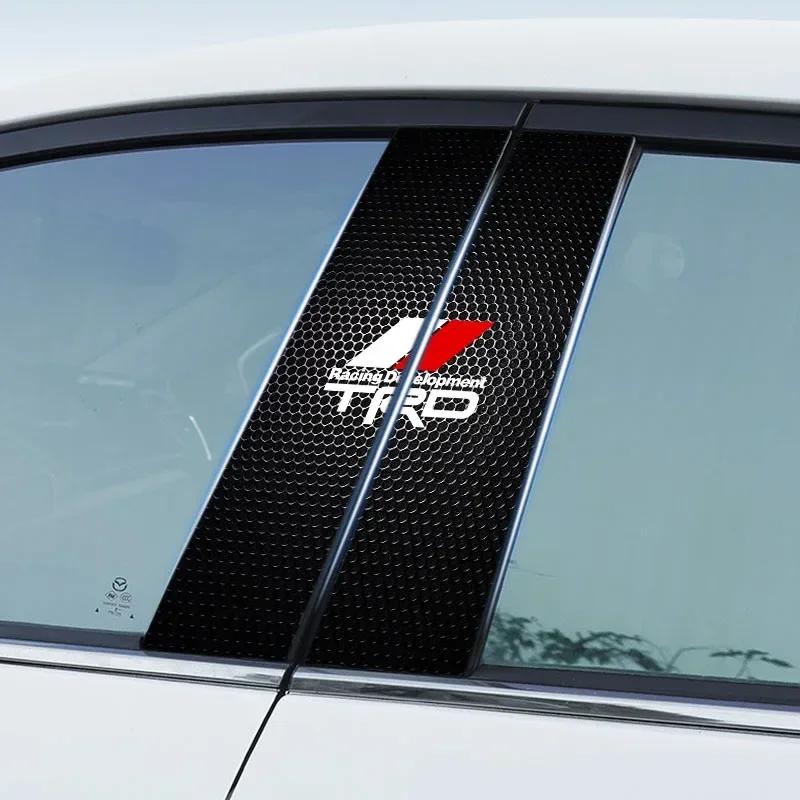 Auto Emblem Mittelsäulenaufkleber Auto Tür Dekorative Aufkleber Für TRD Toyota Camry 40 Corolla Auris Yaris Rav4 CHR Dekorieren