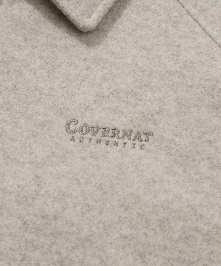 COVERNAT Collared Blouson Oatmeal