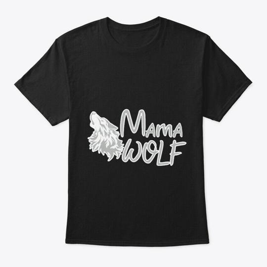 Mama Wolf Mothers T-Shirt Made In the USA Size S To 5XL