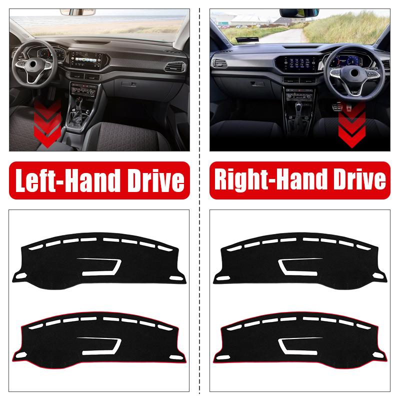 For Volkswagen VW T-Cross TCross Car Dashboard Cover Mat Dash Board Sun Shade Non-slip Pad Accessories