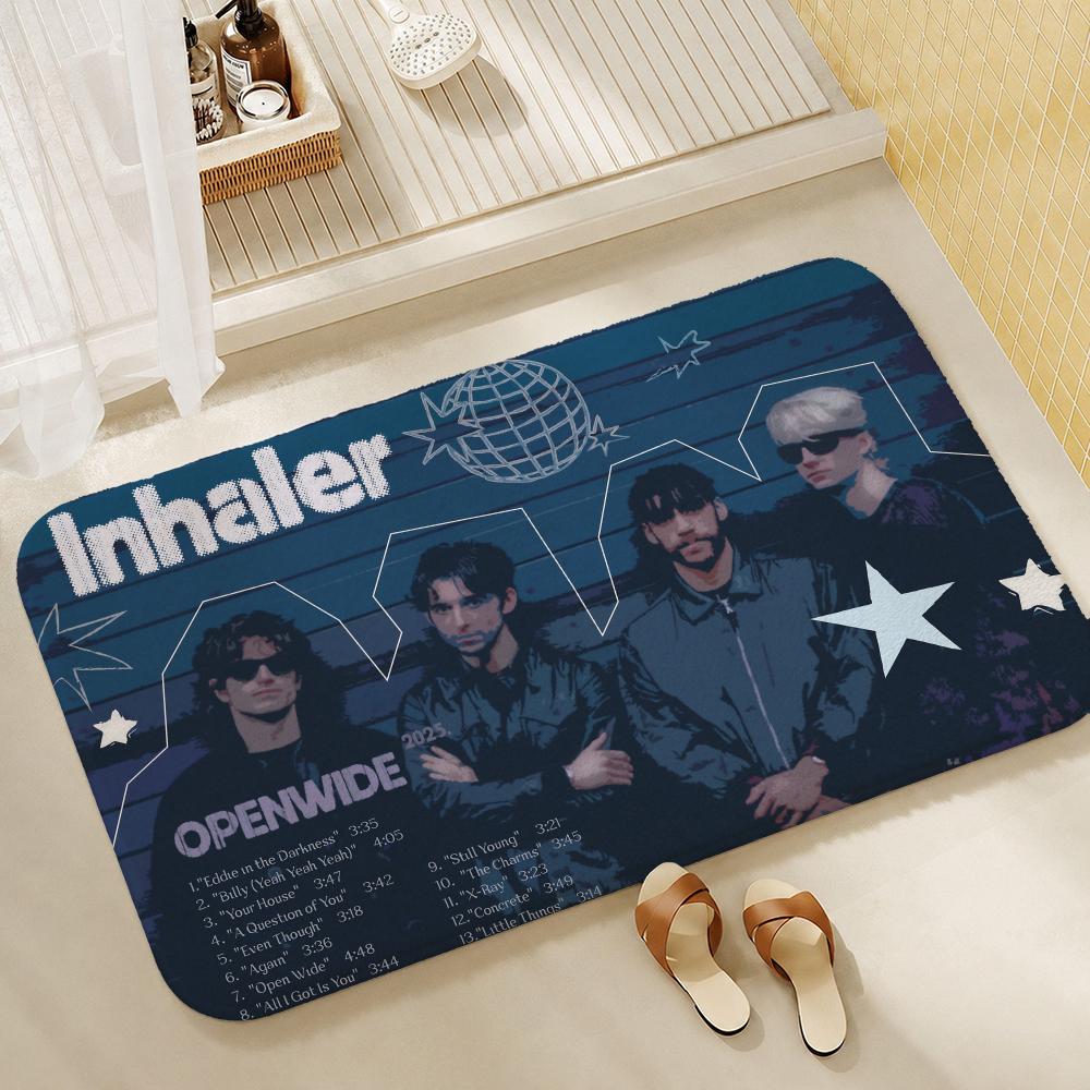 Band-InhalerS Floor Mat Shower Foot Mat, Bedside Carpet, Entrance Absorbent Doormat, Soft Non-Slip