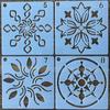 36/56Pcs Creative Mandala Dot Painting Templates Hollow Reusable Dot Painting Stencils Small Size DIY Mandala Stencils