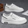 Men's Shoes for Summer New Trendy and Versatile Breathable White Shoes Lightweight Soft Sole Casual Student Shoes for Men
