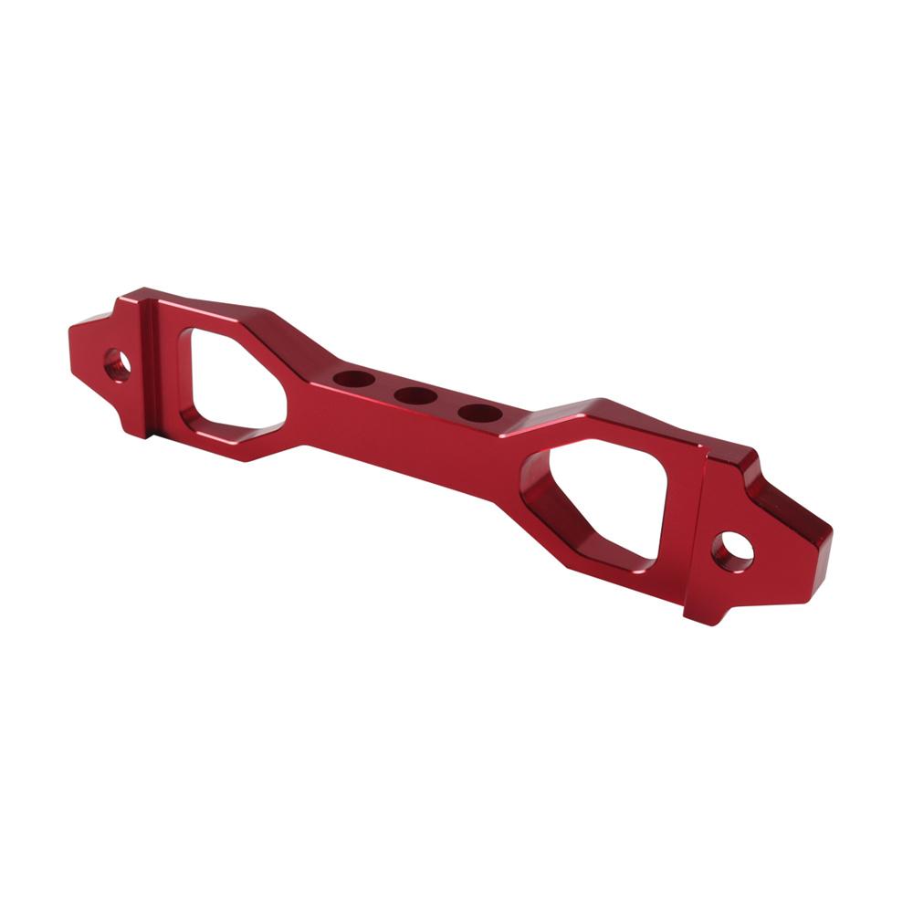 Red Aluminum Battery Tie Down Bracket Hold Down Set For Group 21-140R Batteries