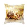 New Style Golden Christmas Pillow Cover Christmas Golden Ball Sofa Home Ornament Cushion Cover Premium Durable