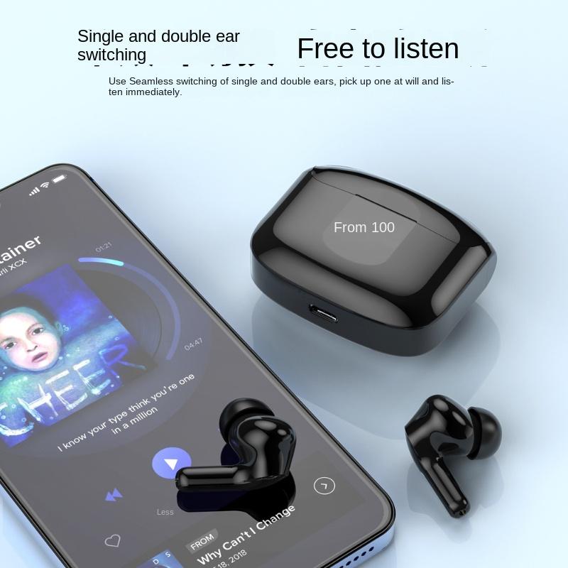 The New Number of Bluetooth Headset TWS In -ear, Noise Reduction Waterproof Sound Quality Ultra -low Delayed Smart Touch Headset