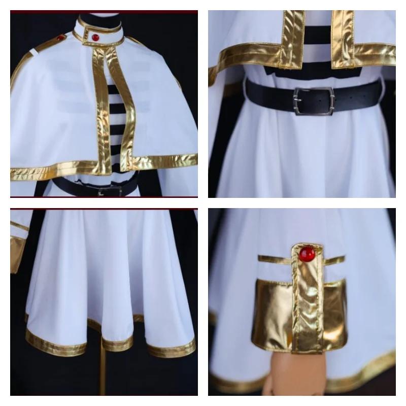 Frieren: Nach dem Ende der Reise Cosplay Kostüm Anime Magierin Kleid Elfenohr Halloween Party Weihnachten für Damen Mädchen