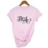 1 Stuk Bruidegom En Bruid Bruiloft Feestkleding Vrijgezellenfeest Koppel Bijpassend T-shirt Grafisch T-shirt