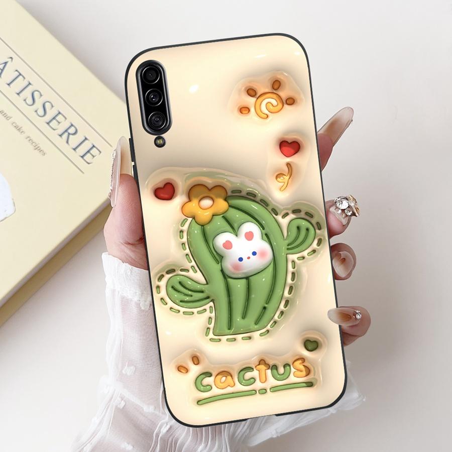 For Samsung Galaxy A09 5G Case SM-A908B Cover Cartoon Painted Soft Silicone Shells for Samsung A50 A50s A30 A30s A20 Phone Funda