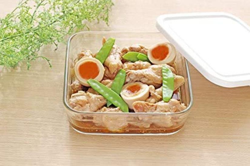 iwaki Heat-Resistant Glass Storage Containers [Large Pack, Set of 2] [Pack & Range] Microwave and Oven-Safe, Cookware, Kitchen Utensils, Gift,