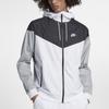 Nike Sportkläder Windrunner Huvjacka Vit Svart Varggrå 727325-101