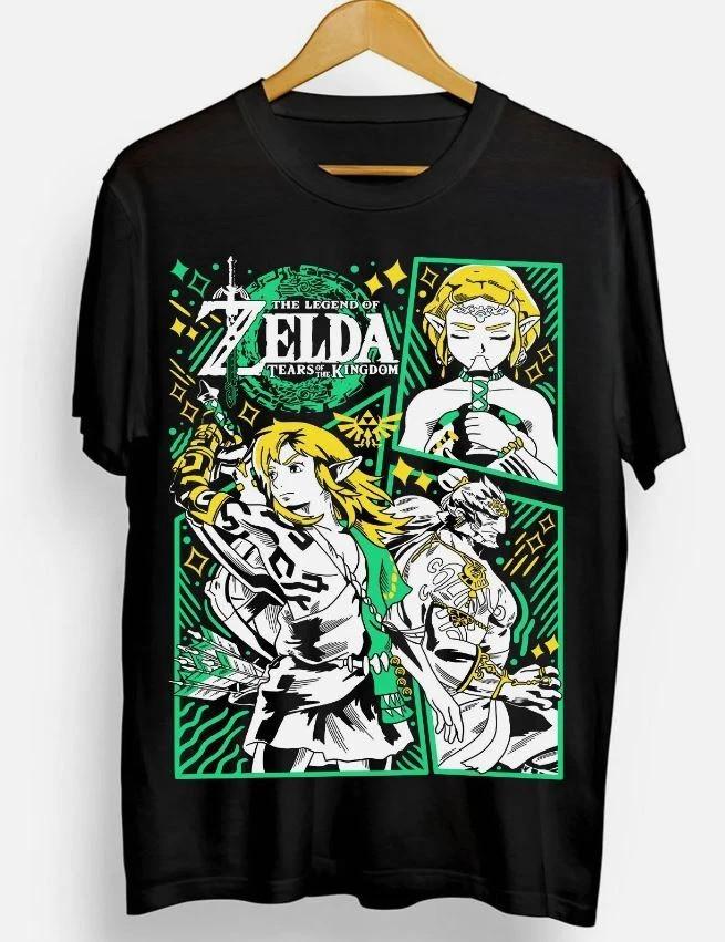 Anime The Legend Of Zelda Zwart T-shirt Maat S - 5XL Unisex T-shirt
