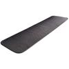 Iris Plaza Flannel Kitchen Mat, Soft and Fluffy, Washable, Dust Mite Resistant, Dark Gray, 60x240cm, FNR-RCK-6024