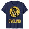 Kann spontan über Radfahren sprechen Unisex T-Shirt Neuheit Geschenk Biker Radfahrer