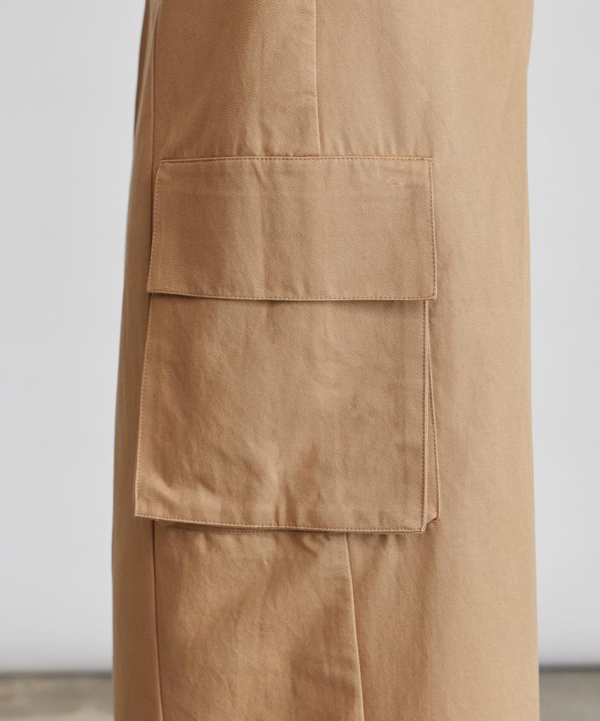 Itove Seoul Cargo Long Wrap Skirt Be