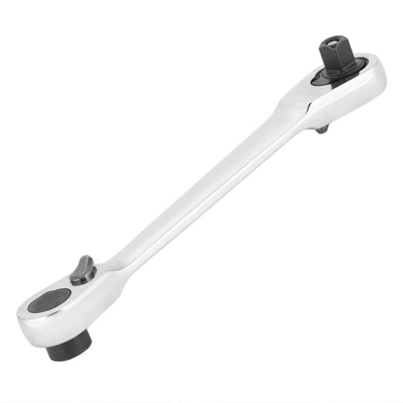 Mini 1/4 Double-headed Ratchet Socket Wrench Two-way 72 Teeth Labor-saving Wrench