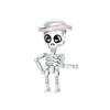 Funny Halloween Charms Copper Pumpkin Ghost Witch Magic Hat Pendant Bead Fit Original Bracelet Necklace Diy Jewelry