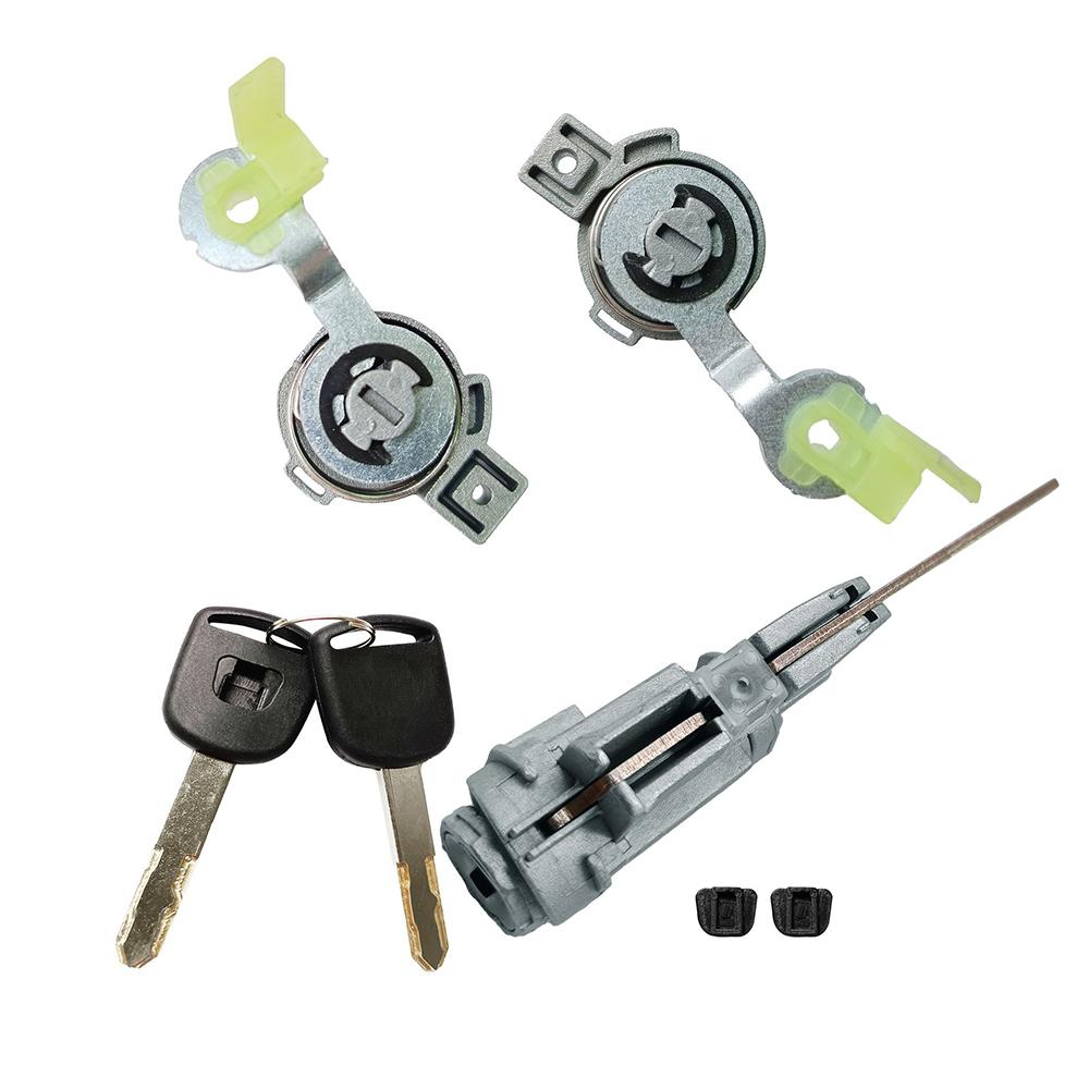 Ignition Switch Door Lock Cylinder For Honda 03-05 Civic 02-06 CR-V with 2 Keys