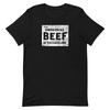 Das Original Rindfleisch von Chicagoland Bär Schwarz Grafik T-Shirt Unisex t-shirt