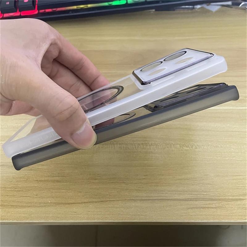 Magnetic Case For Infinix GT 20 Pro Case Soft Silicone Clear MagSafe Cover For Infinix GT20 Pro Camera Protection Shell Bumper