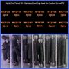360-Piece High Strength Grade 12.9 Internal Hex Socket Screw and Hex Nut Set (M3, M4, M5, M6)