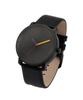 [renoma Uhr] renoma Uhr Unisex Lederuhr Schwarz RE 210