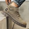 Herren Herbst Winter Wanderschuhe Britischer Stil Stiefeletten Outdoor Motorrad Herren High-Top Mode Freizeitschuhe Herren Sneaker