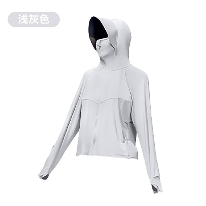 Maglia rinfrescante protettiva solare da donna, giacca estiva sottile a maniche lunghe bloccante UV, 1011 nuovo filato originale abbigliamento protettivo solare per esterni