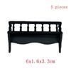 Miniature Wall Mounted Storage Rack 112 Scale Dollhouse Furniture Organizer Shelf for DIY Room Scene Decor