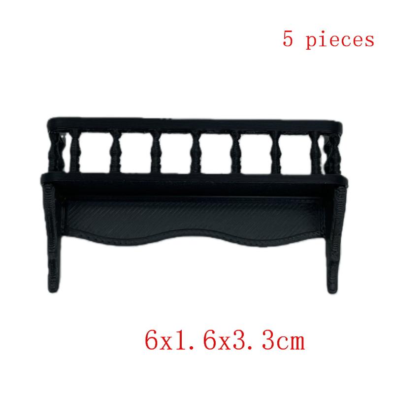 Miniature Wall Mounted Storage Rack 112 Scale Dollhouse Furniture Organizer Shelf for DIY Room Scene Decor