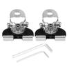 1pair Car Engine Hood LED Light Bracket Clip Stainless Steel Auto Side Edge Driving Lamp Fix Mounting Holder Clamp