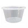Disposable Round Transparent Food Container with Lid - 1250ml