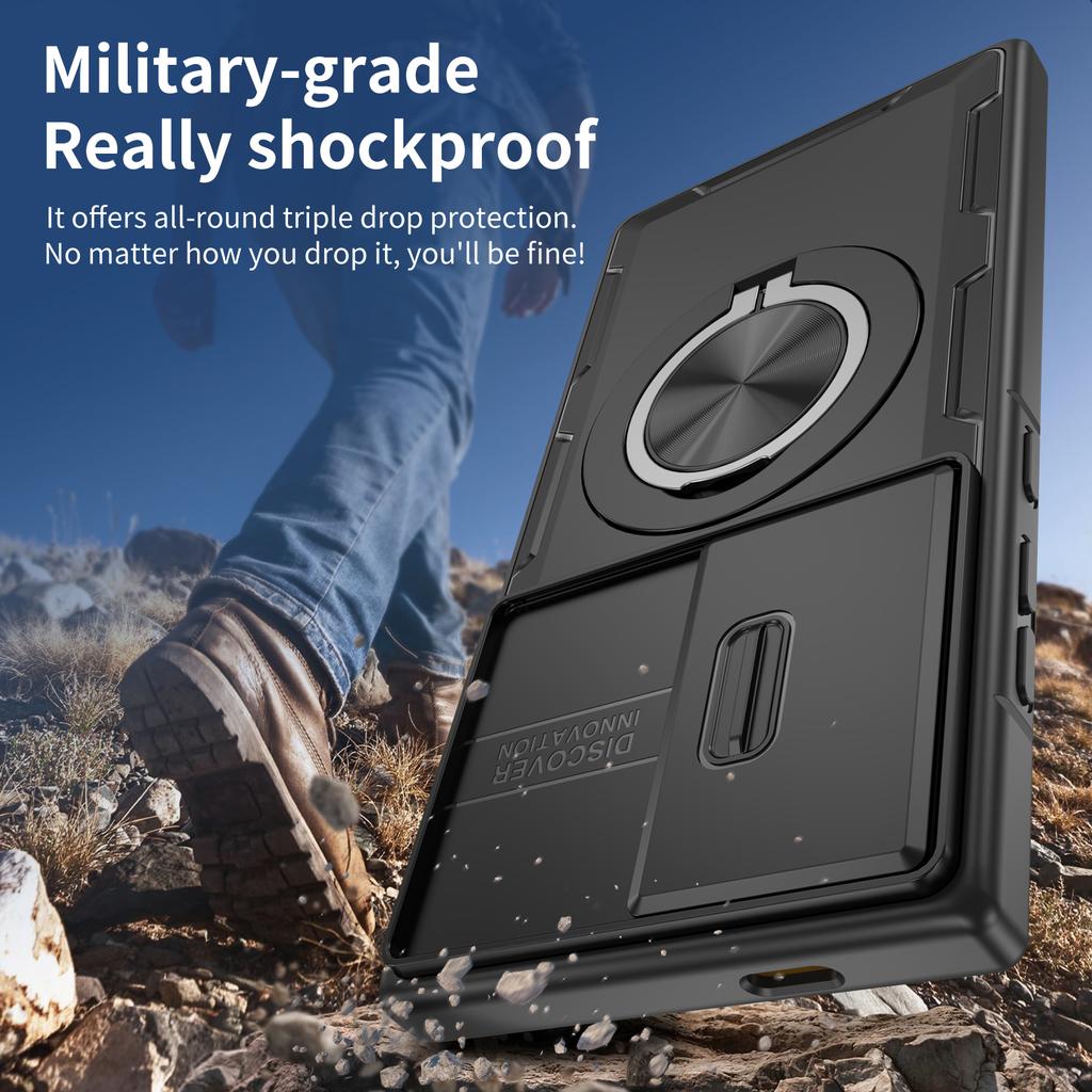 Stable Magnetic Ring Holder Armor Case for Samsung Galaxy S25 Ultra S26 S24 Plus S23 S22 Ultra A17 A56 5G A16 A36 A26 A15