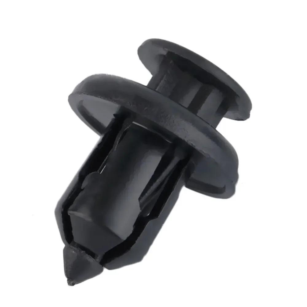 50 Pcs Black ABS Plastic Expansion Rivet Nut Buckle Clip Auto Repair Tool Car Decoration Fastener Accessory